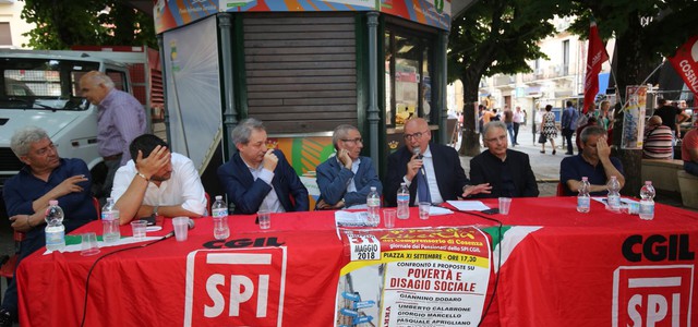 Oliverio all’iniziativa Spi Cgil su " Povertà e disagio sociale”