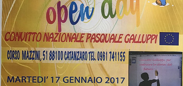 Open Day al convitto "Pasquale Galluppi" di Catanzaro 