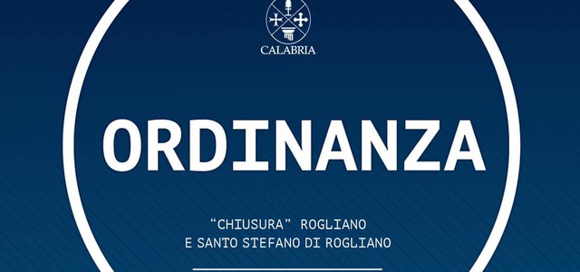 Coronavirus, Santelli: "Chiusi i comuni di Rogliano e Santo Stefano di Rogliano"